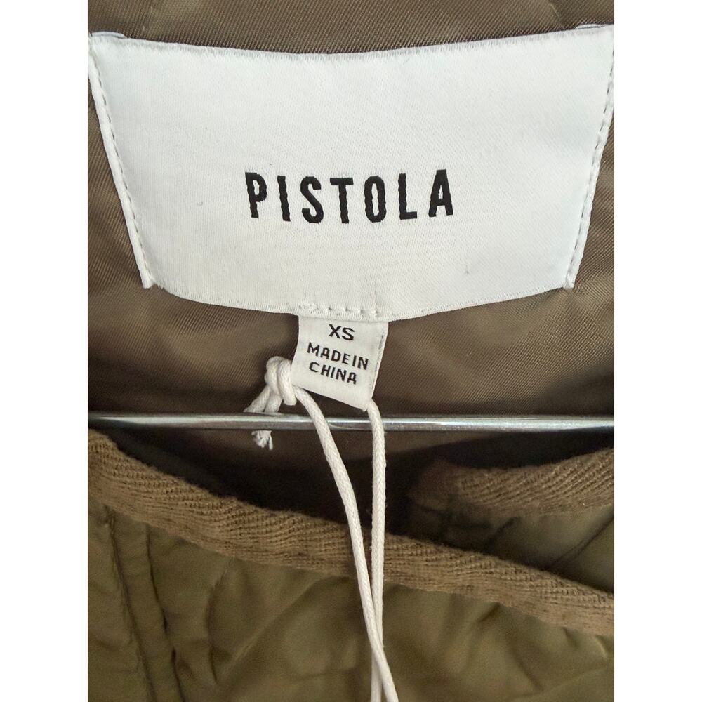 Pistola Elva Quilted Jacket Women’s XS Admiral Olive Green NWT - Picture 4 of 9